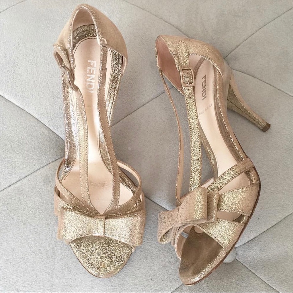Fendi bow sandals